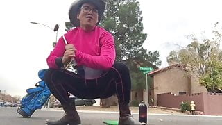 Golfing Cowboy